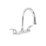 MEZCLADORA PARA FREGADERO MANERALES PALANCA ACERO INOX FOSET AQUA