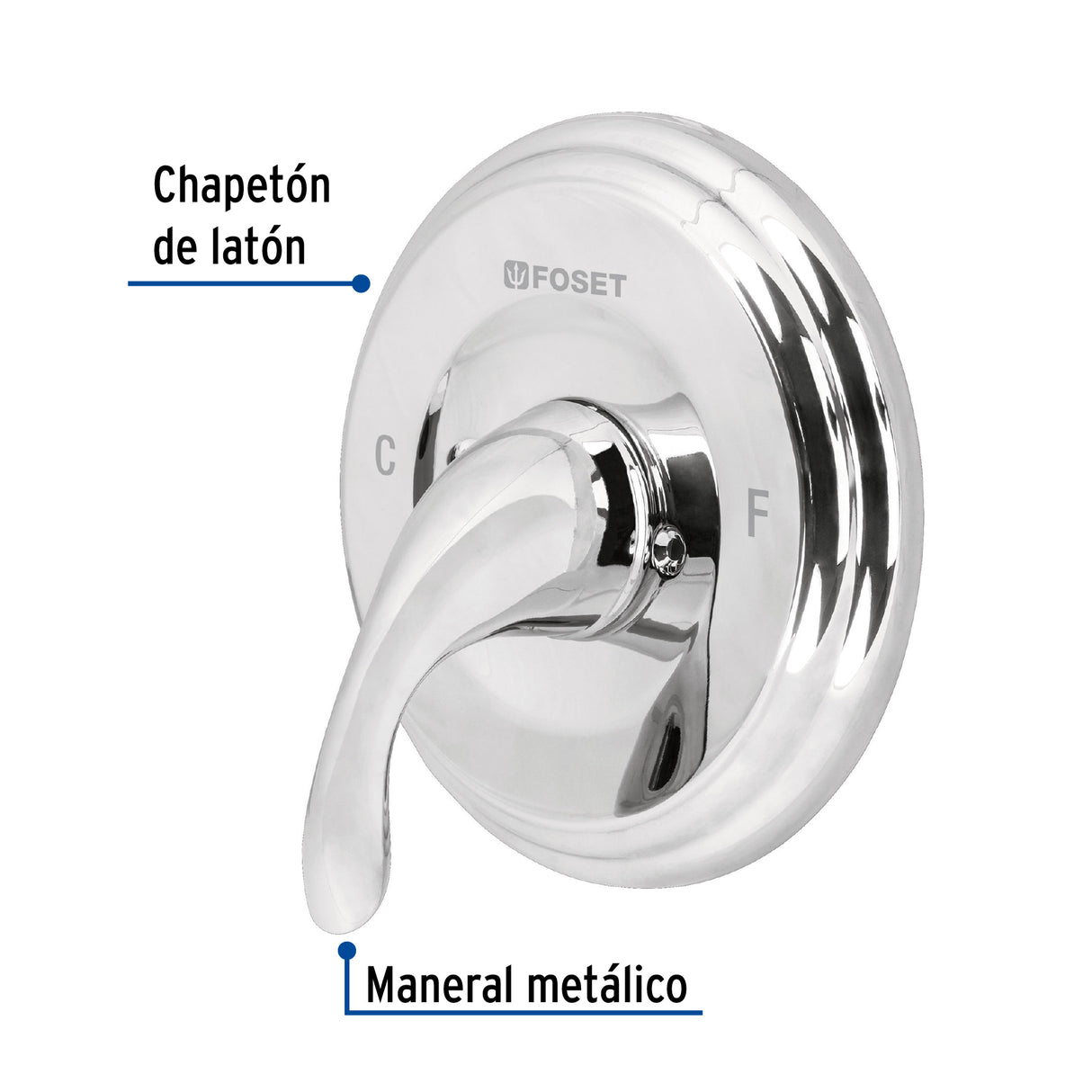 MONOMANDO PARA REGADERA FOSET AERO