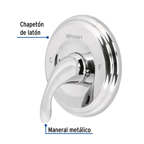 MONOMANDO PARA REGADERA FOSET AERO