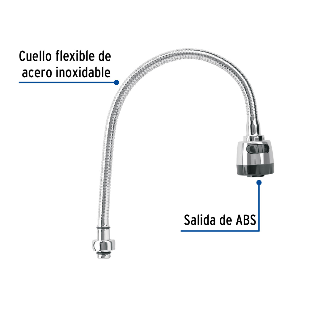 CUELLO FLEXIBLE DE REPUESTO PARA FREGADERO FOSET AQUA