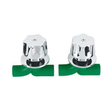 LLAVE DE EMPOTRAR PARA REGADERA DE PPR (2 PZAS) MCA TRUPER FOSET HIDROFLOW