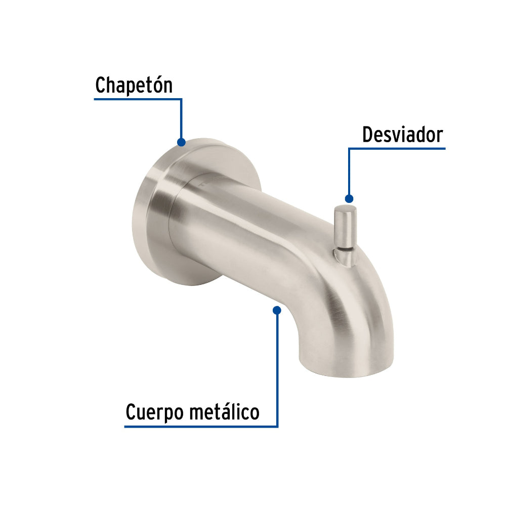 SALIDA DE TINA CON DESVIADOR SATIN FOSET ELEMENT