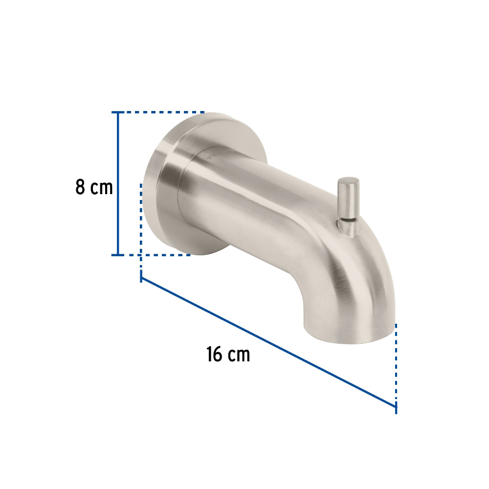 SALIDA DE TINA CON DESVIADOR SATIN FOSET ELEMENT