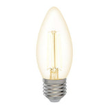 FOCO VELA C35 LED FILAMENTO 4.5 W IRC 80 LUZ CALIDA BRILLANTE BASE E27 ATENUABLE 4DEICLEDF30VC80
