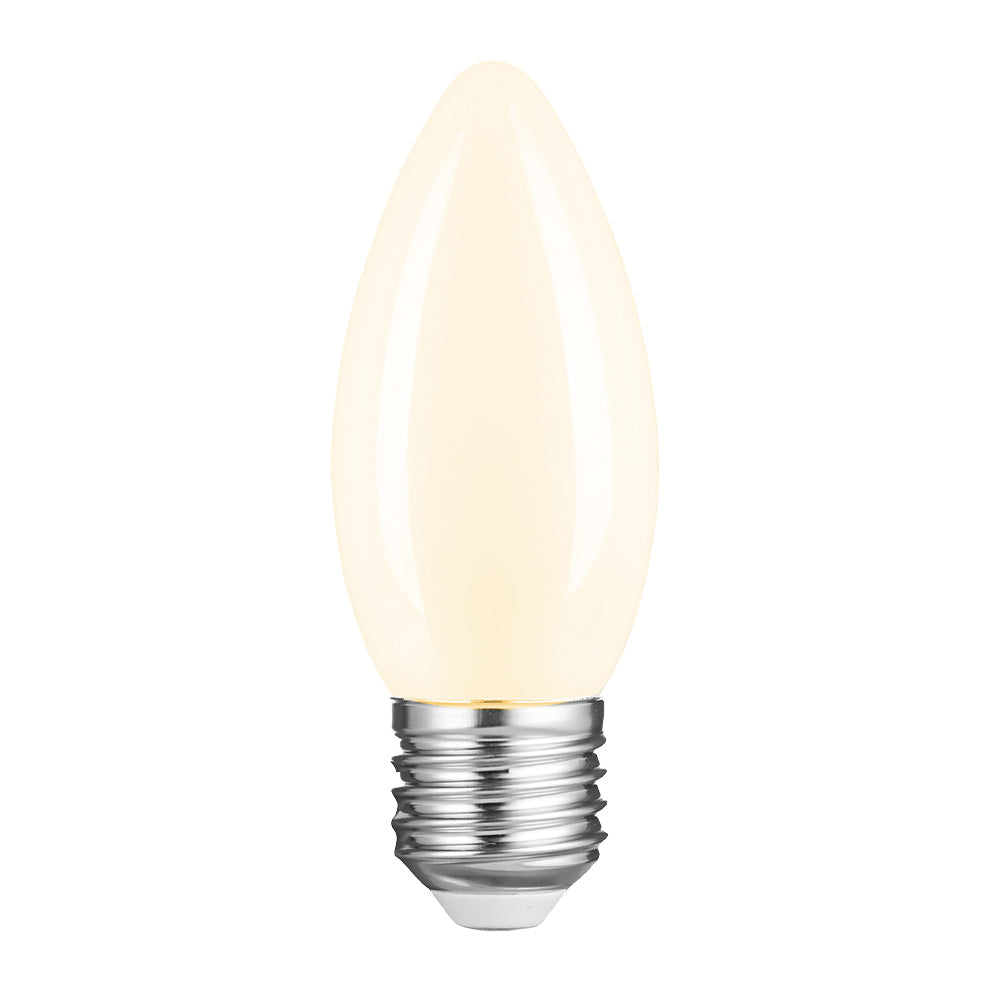 LAMPARA FIL 4.5W 30K CRI9 E27 C35 APERLADO