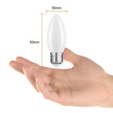 FOCO VELA C35 LED FILAMENTO 4.5 W IRC 80 LUZ DE DIA BASE E27 ATENUABLE 4DEICLEDFF65VC80