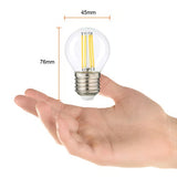 FOCO GLOBO G45 LED FILAMENTO 4.5 W IRC 90 LUZ DE DIA BASE E27 ATENUABLE 4DG45LEDF65VC90
