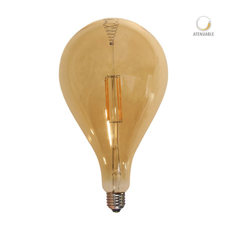 FOCO LED TECNOLITE DE FILAMENTO 4W ATENUABLE LUZ SUAVE CÁLIDA BASE E27 ***TECNOLITE HAE***