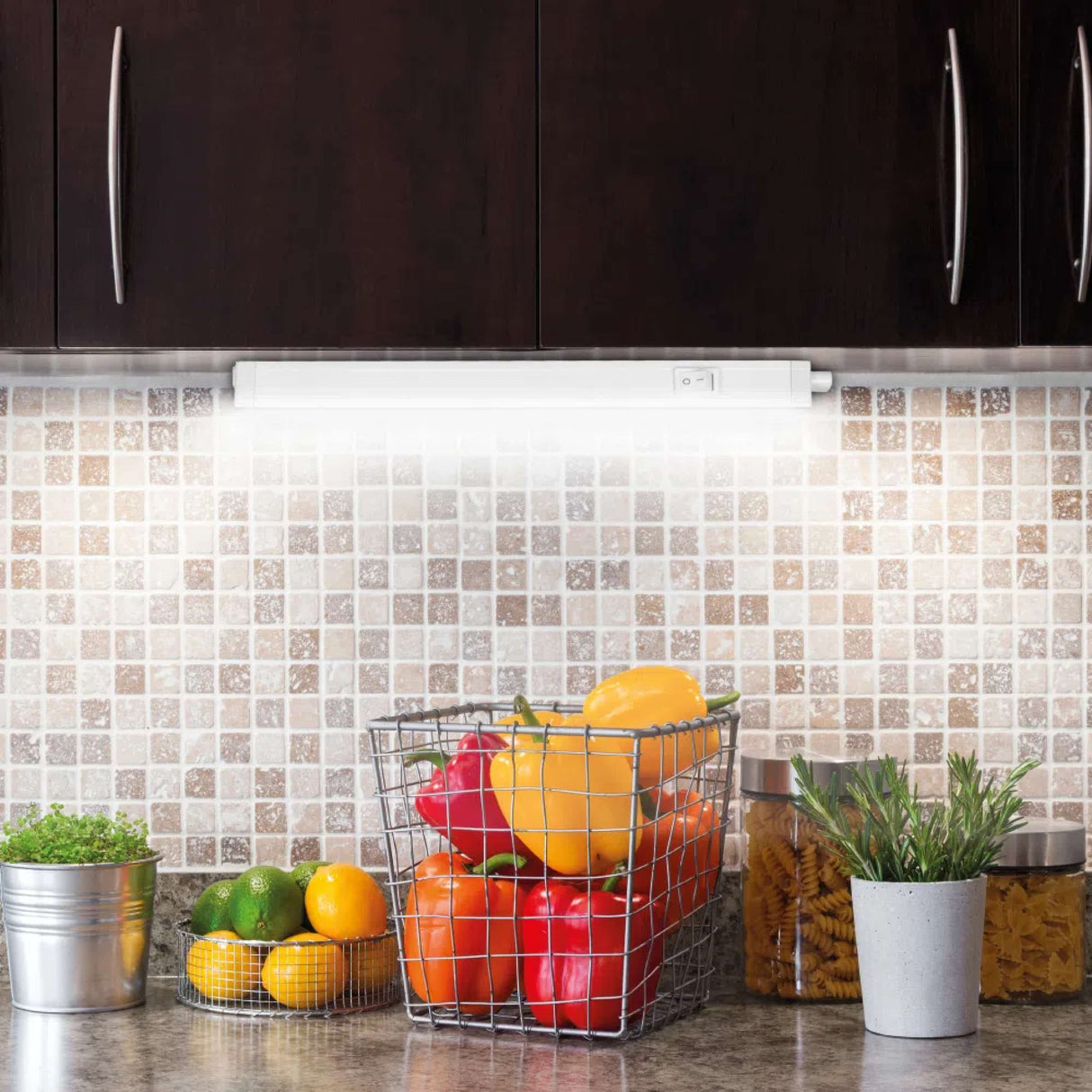 LÁMPARA LINEAL LED TECNOLITE RUBIDEA I PARA SOBREPONER 4W LUZ BLANCA DINÁMICA *** EXHIBIDO ***