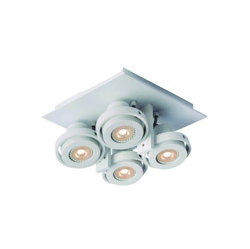 LUMINARIO DE LED P/ SOBREPONER CUADRADO 4XGU10 3W ACABADO SATIN MCA CLASS *** H.A.E. 2021 ***