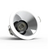 LUMINARIO INT. EMPOT. TECHO 4W/100-240V. 3000K BLANCO LUZ SUAVE CALIDA KALAUSI I ***TECNOLITE HAE***