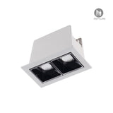 LUM INT EMP TECHO LED 4W100-127V3000K NEGRO MICARE I ***HAE2024***