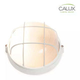 LUMINARIO SOBREPONER NAUTICA REDONDA E27 GDE CON GUARDA BLANCA CALUX