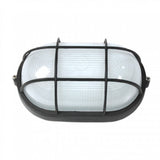 LUMINARIA PARA MURO CALUX 60W 127V IP44 E27 ACABADO NEGRO