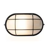 LUMINARIA PARA MURO CALUX 60W 127V IP44 E27 ACABADO NEGRO