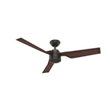 VENTILADOR TECHO 3 ASPAS 52 PULGADAS CABO FRIO COLOR NUEVO BRONCE 50258 HUNTER