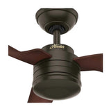 VENTILADOR TECHO 3 ASPAS 52 PULGADAS CABO FRIO COLOR NUEVO BRONCE 50258 HUNTER