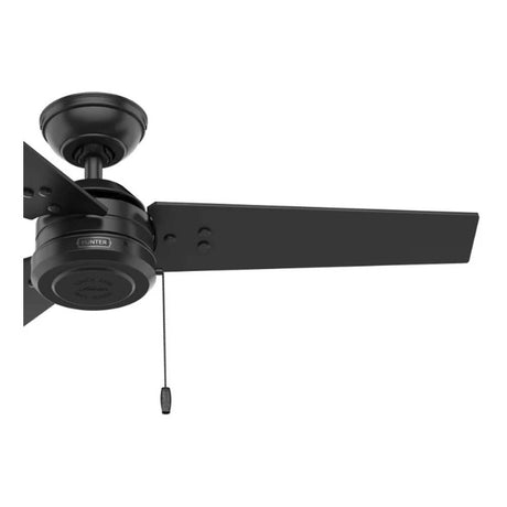 VENTILADOR TECHO 3 ASPAS 44 PULGADAS CASSIUS OUTDOOR NEGRO MATE 50260 HUNTER