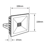 REFLECTOR LED ALADFAR I TECNOLITE EXTERIOR 50W LUZ ÁMBAR IP65 IK07 LED INTEGRADO