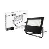 REFLECTOR LED PARA EXTERIOR 50W 100-240V 4500LM 3000K NEGRO TECNOLITE