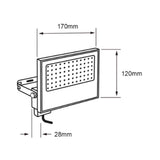 REFLECTOR LED PARA EXTERIOR 50W 100-240V 4500LM 3000K NEGRO TECNOLITE