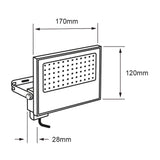 REFLECTOR EXT LED 50W 100-240V 4500LM 6500K NGR