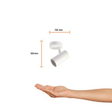 LAMPARA SPOT DE SOBREPONER DIRIGIBLE 1 BASE GU10 POTENCIA MAX. 50 W NO INCLUYE FOCO 50LVC880MVB
