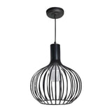 SLP LUMINARIO DECORATIVO PARA SUSPENDER BASE E26 ACABADO NEGRO ACABADO DE HIERRO MCA PHILCO