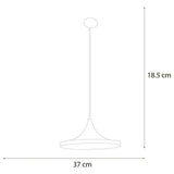 SLP LUMINARIO DECORATIVO PARA SUSPENDER BASE E26 ACABADO NEGRO APLANADO INT COBRE MCA PHILCO