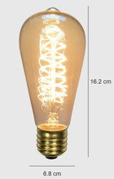 SLP LAMPARA INCANDESCENTE DECORATIVO 40W ST64 MCA PHILCO *** HAE ***
