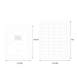 REFLECTOR SOLAR LED 20W CON PANEL INDEPENDIENTE MCA PHILCO *** HAE ***