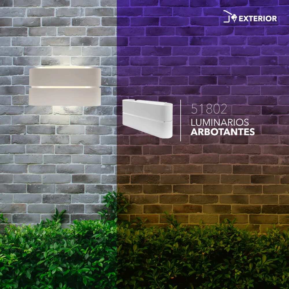 SLP LED LUMINARIO ARBOTANTE IP65 12W 100-240V 3000K COLOR BLANCO DE LUZ INDIRECTA SEMIABIERTO MCA PHILCO
