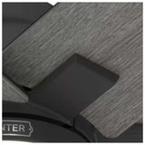 VENTILADOR TECHO 6 ASPAS 52 PULGADAS LED NEGRO MATE AEROEXPRESS 51999 HUNTER