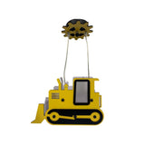 CANDIL COLGANTE DECORATIVO INFANTIL MAQ 1 2X40W E27 AMARILLO Y NEGRO ** NO INCLUYE FOCO** ADIR