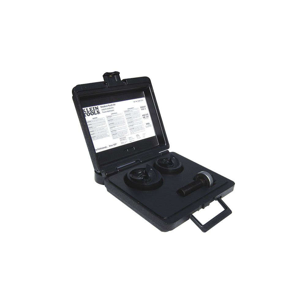 JUEGO DE 2 SACABOCADOS KT DE 1.50" A 2" CON ESTUCHE KLEIN TOOLS