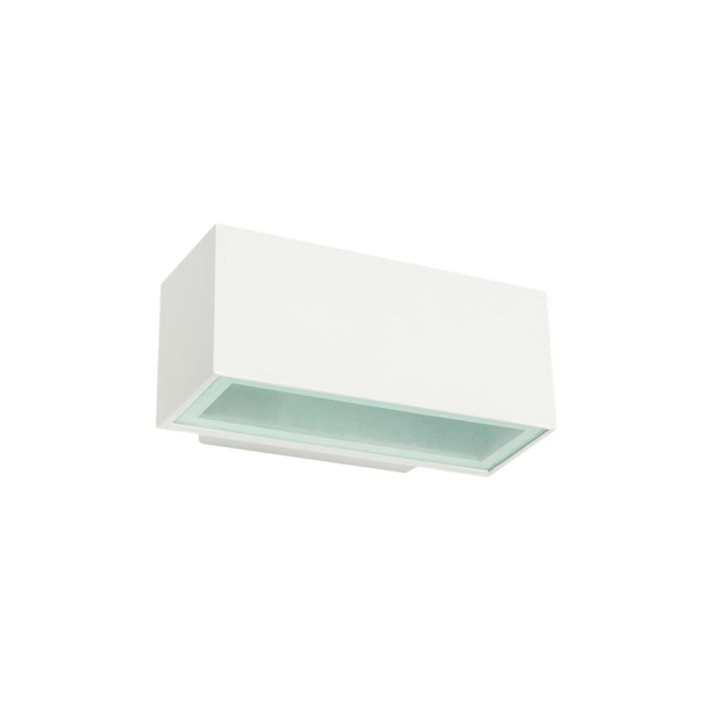 LUMINARIO PARA MURO RECT BLANCO CALUX
