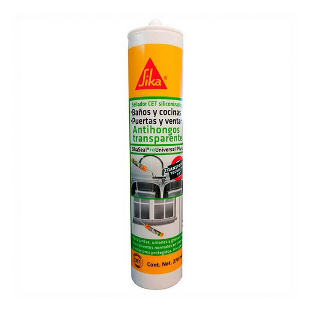 SIKASEAL-113 UNIVERSAL TRANSPARENTE CARTUCHO 270 ML