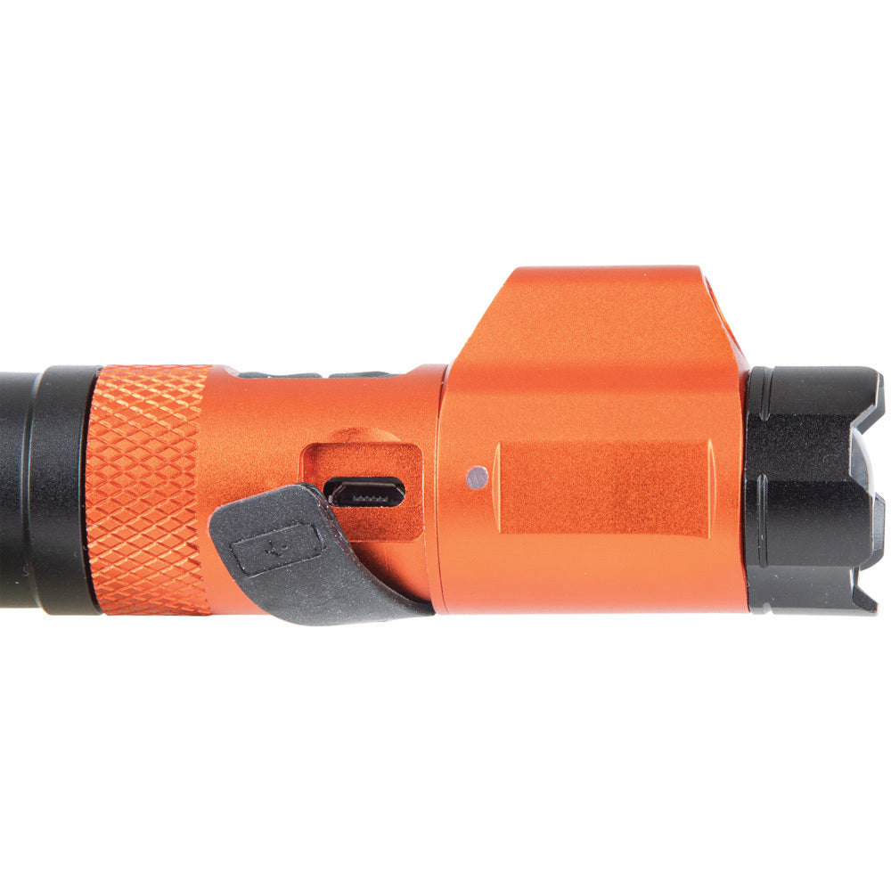 LINTERNA CON ENFOQUE RECARGABLE Y LASER ROJO KLEIN TOOLS