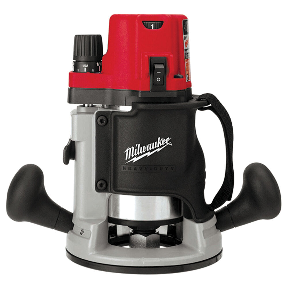 ENRUTADOR BODYGRIP 2-1/4HP 13A. 10000-24000RPM INCLUYE 2 LLAVES PARA MANDRIL 1 1/8" 1 MANDRIL 1/2" 1 MANDRIL DE 1/4"Y 1 LLAVE MANGO EN T MILWAUKEE