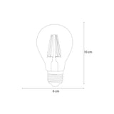 SLP LAMPARA DE FILAMENTO LED 5W E26 3000K IRC>80 330 A60 MCA PHILCO
