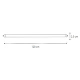 LAMPARA LED (VIDRIO) T8 18W 6500K 1650L ***CONEXION DE LOS DOS LADOS***