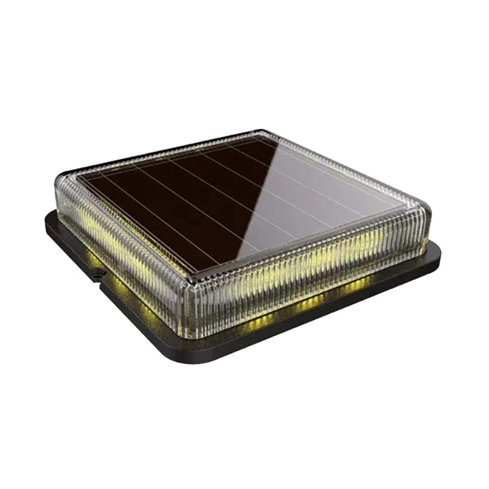 LUMINARIO SOLAR LED SOBREPONER MURO O PISO 1W IP66 5000K *** HA. LUMI ***