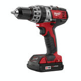 COMBO INALAMBRICO 2 HERRAMIENTAS: DESTORNILLADOR/TALADRO PERCUTOR 1/2" M18 DESTORNILLADOR IMPACTO HEXAGONAL 1/4" M18 2 BATERIAS 18 VOLTS 1.5 AMP M18 1 CARGADOR BATERIA MULTIPLE M12 Y M18 MILWAUKEE