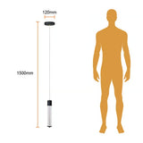 LAMPARA COLGANTE LED ACRILICO 1.5M 5W LUZ CALIDA BRILLANTE NO ATENUABLE