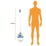 LÁMPARA DE INTERIOR LED TECNOLITE CARINA PARA SUSPENDER 5W LED INTEGRADO *** EXHIBIDO ***