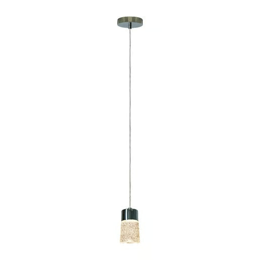 LAMPARA COLGANTE LED CRISTAL 1.50M ALTO 5.5W LUZ CALIDA BRILLANTE NO ATENUABLE