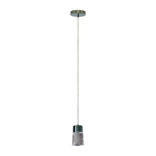 LAMPARA COLGANTE LED CRISTAL 1.50M ALTO 5.5W LUZ CALIDA BRILLANTE NO ATENUABLE
