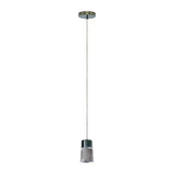 LAMPARA COLGANTE LED CRISTAL 1.50M ALTO 5.5W LUZ CALIDA BRILLANTE NO ATENUABLE