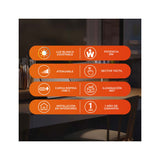 LUMINARIO INT LED 5W 4.2VCDLM 30K/40K/65K BCO