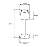 LUMINARIO INT LED 5W 4.2VCDLM 30K/40K/65K NGR